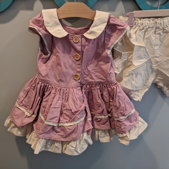 To the Moon Mauve Dainty tunic set - Picture 2 of 3